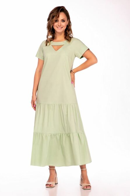 Повседневное платье DilanaVIP 1906 мята Повседневное платье DilanaVIP 1906 мята