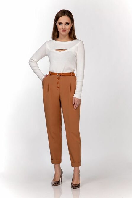 Брюки DilanaVIP 1778/1 бежевый Брюки DilanaVIP 1778/1 бежевый