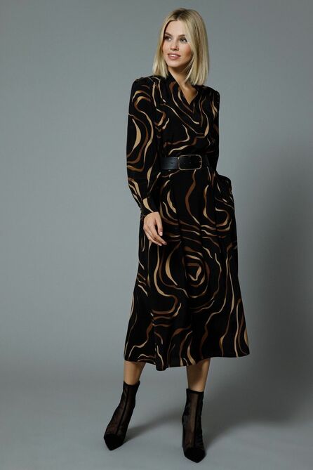 Повседневное платье DiLiaFashion 0545 мультиколор