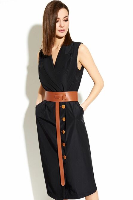 Повседневное платье DiLiaFashion 0602 черный