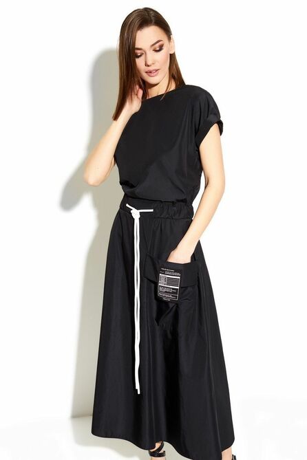 Повседневное платье DiLiaFashion 0609 черный