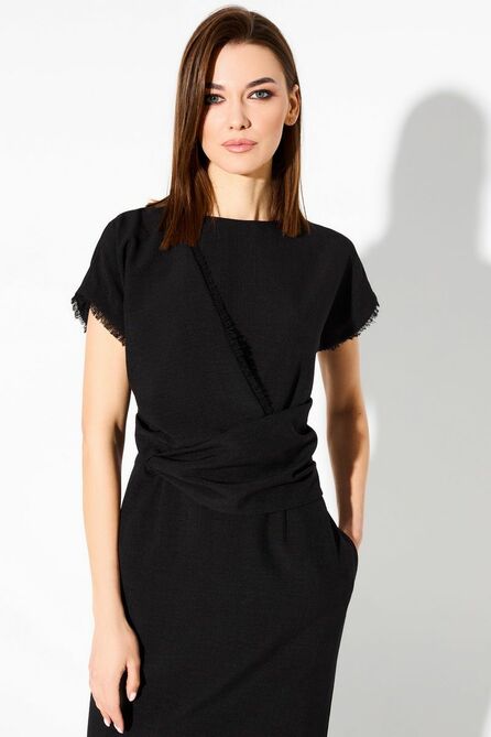 Повседневное платье DiLiaFashion 0621 черный