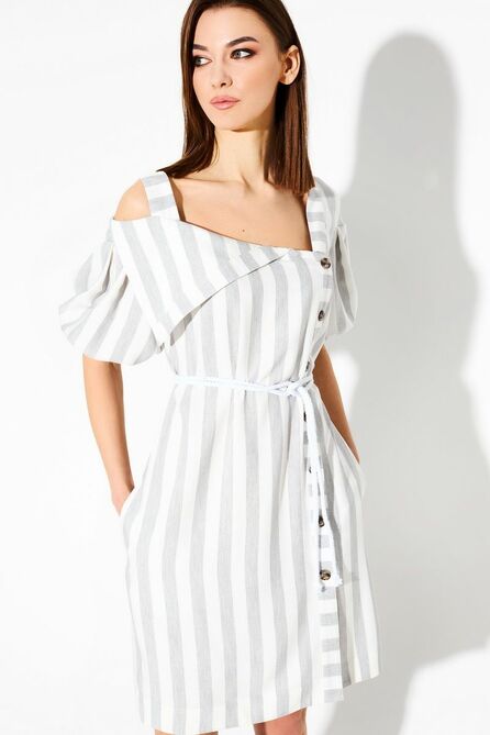 Повседневное платье DiLiaFashion 0622 полоска