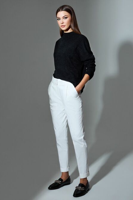 Брюки DiLiaFashion 0654 белый Брюки DiLiaFashion 0654 белый