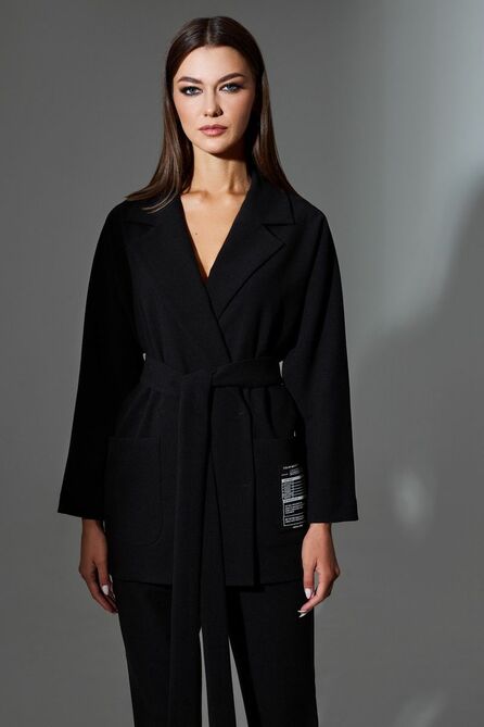 Костюм брючный DiLiaFashion 0655 черный Костюм брючный DiLiaFashion 0655 черный