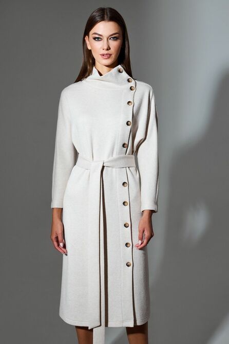 Повседневное платье DiLiaFashion 0658 бежевый Повседневное платье DiLiaFashion 0658 бежевый