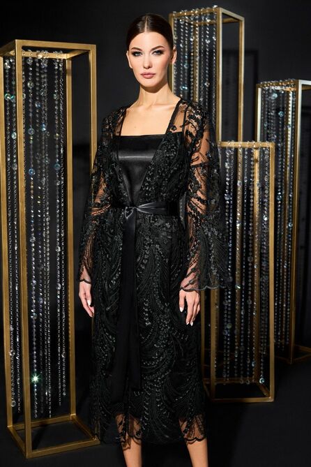 Туника, Платье DiLiaFashion 0688 черный Туника, Платье DiLiaFashion 0688 черный