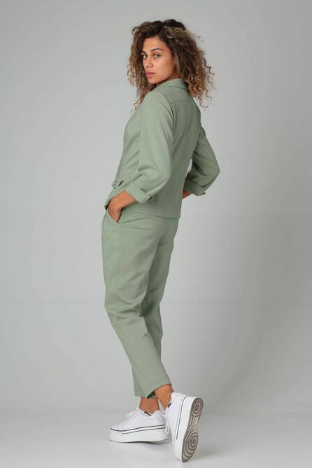 Костюм брючный Doggi 2848 фисташка