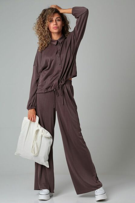 Брюки, Блуза Doggi 2841 мокка