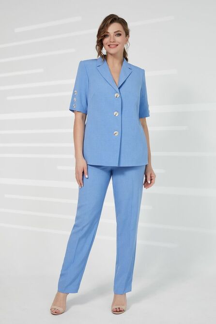 Костюм брючный Elady 4111-2 голубой