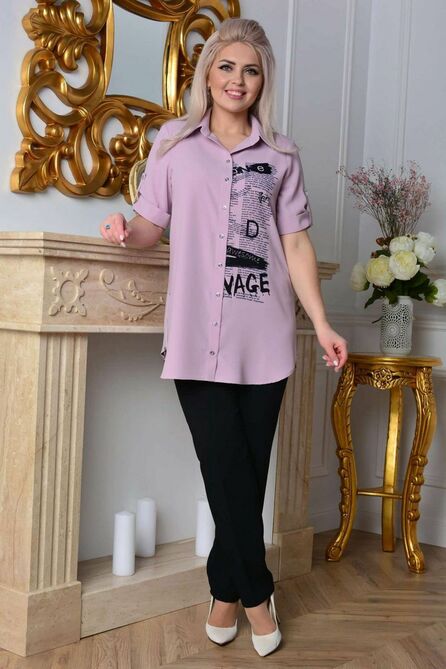 Блузка ELITE MODA 5384 пыльная_роза