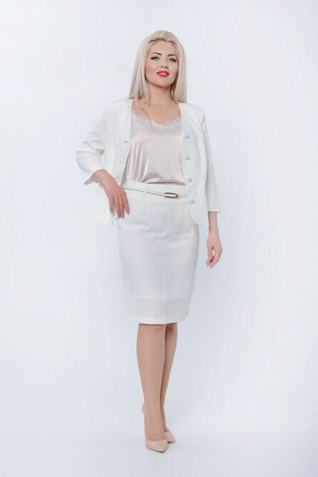 Юбка ELITE MODA 3487-1 молочный