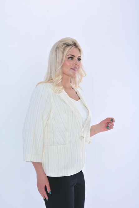 Жакет ELITE MODA 4415 молочный