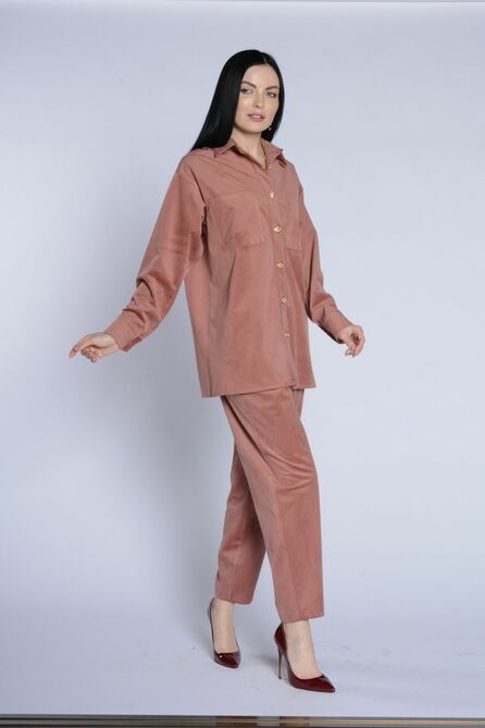 Костюм с блузкой ELITE MODA 5290/2949 пыльная_роза