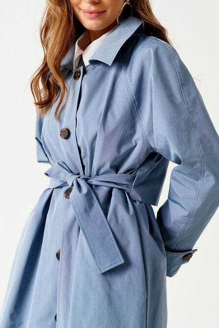 Пальто ELLETTO LIFE 3540 голубой Пальто ELLETTO LIFE 3540 голубой