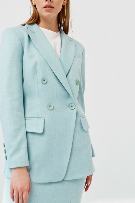 Юбочный костюм ELLETTO LIFE 5182 мятный