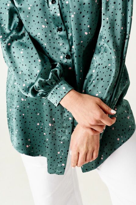 Блузка ELLETTO LIFE 3557 зеленый