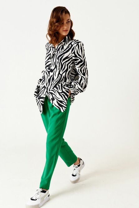 Блузка ELLETTO LIFE 3565 черно-белый Блузка ELLETTO LIFE 3565 черно-белый