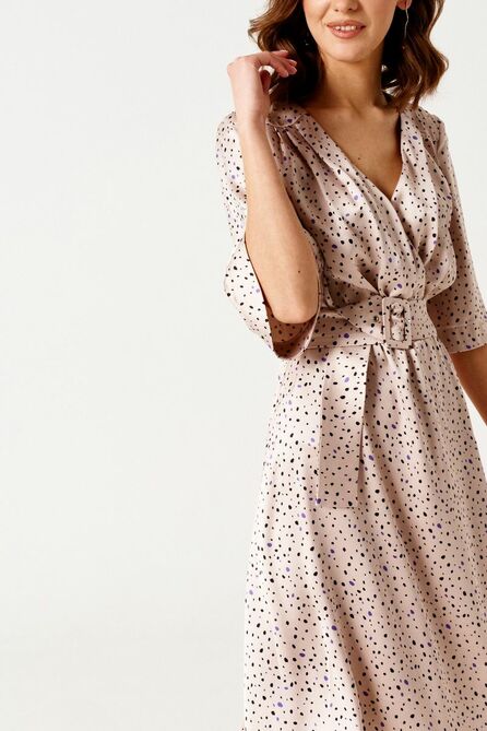 Повседневное платье ELLETTO LIFE 1882 бежевый Повседневное платье ELLETTO LIFE 1882 бежевый