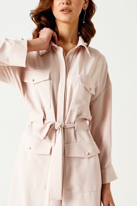 Повседневное платье ELLETTO LIFE 1889 кремовый