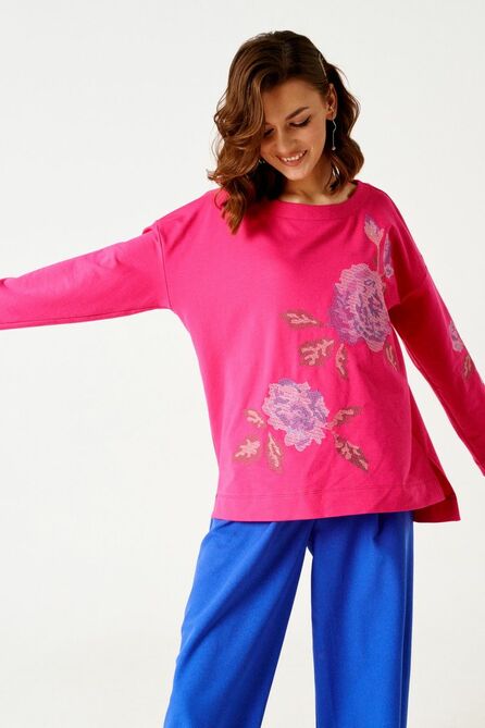 Джемпер ELLETTO LIFE 3564 фуксия