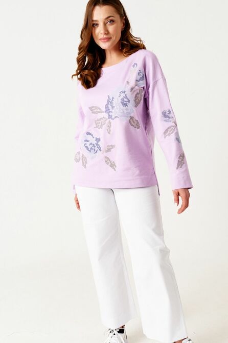 Джемпер ELLETTO LIFE 3564 лавандовый