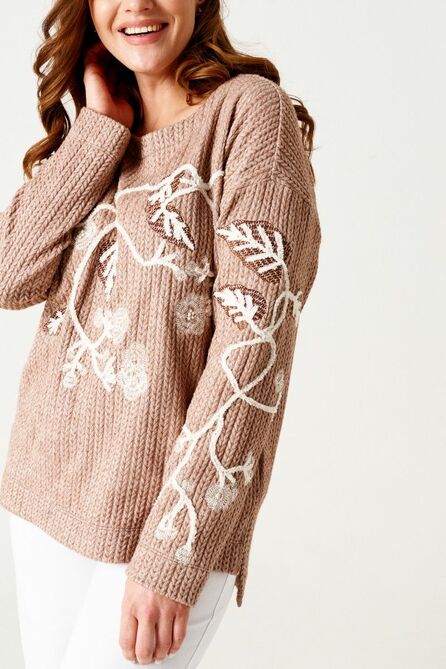 Джемпер ELLETTO LIFE 3563 бежевый