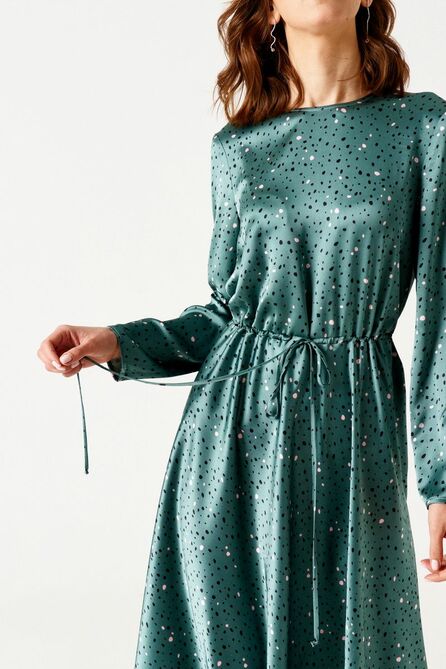 Повседневное платье ELLETTO LIFE 1880 зеленый