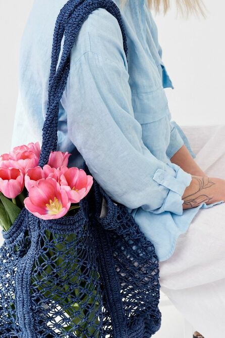 Блузка ELLETTO LIFE 3581 голубой Блузка ELLETTO LIFE 3581 голубой