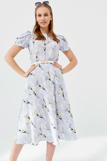 Повседневное платье ELLETTO LIFE 1896 голубой