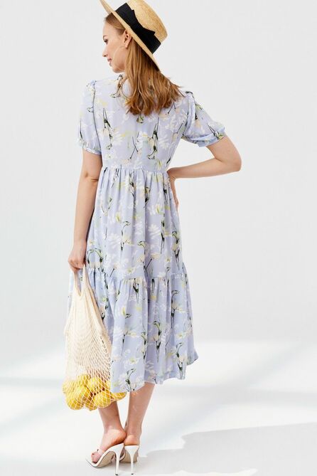 Повседневное платье ELLETTO LIFE 1897 голубой