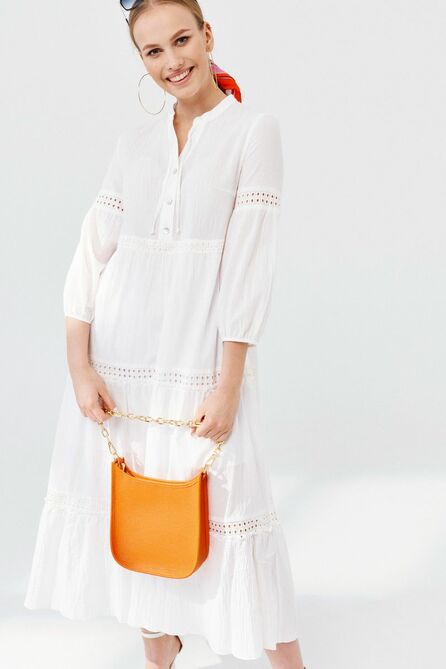 Повседневное платье ELLETTO LIFE 1903 белый