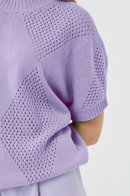 Джемпер ELLETTO LIFE 3573 сиреневый