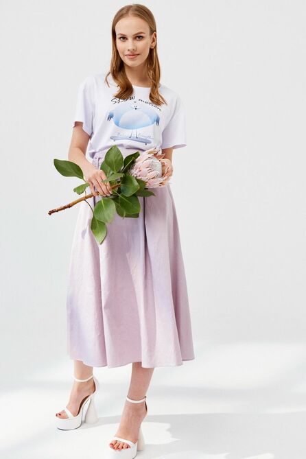 Юбка ELLETTO LIFE 2227 сиреневый