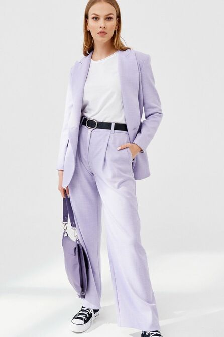 Костюм брючный ELLETTO LIFE 5181 лавандовый