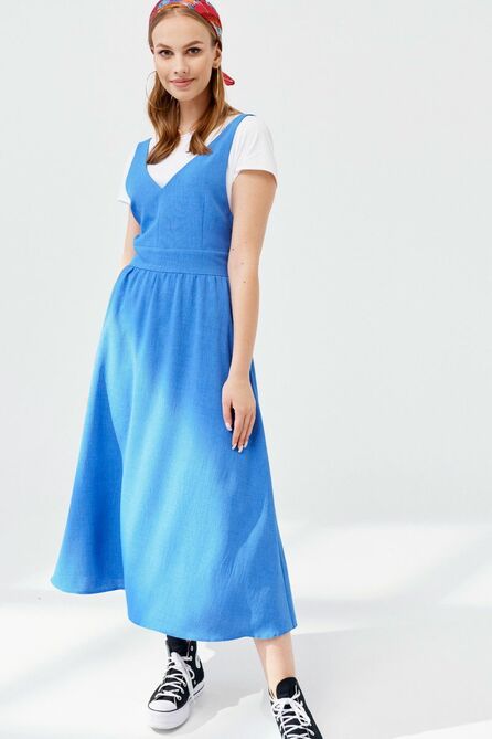 Повседневное платье ELLETTO LIFE 5186 голубой