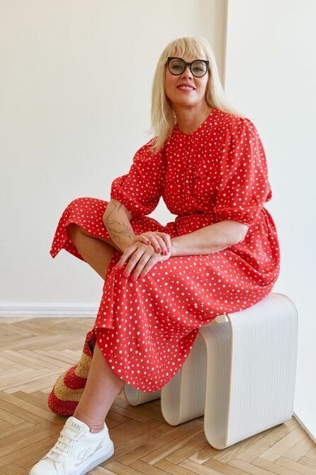 Повседневное платье ELLETTO LIFE 1904 красный