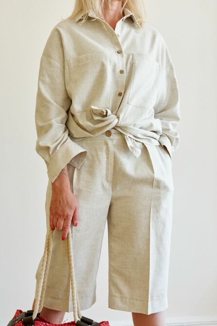 Блузка ELLETTO LIFE 3583 натуральный