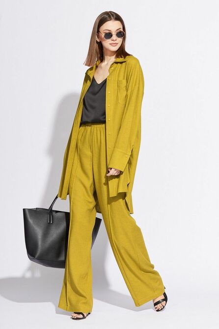 Брюки, Блуза EOLA 2204 горчица
