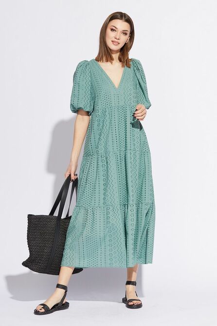 Повседневное платье EOLA 2215 изумруд