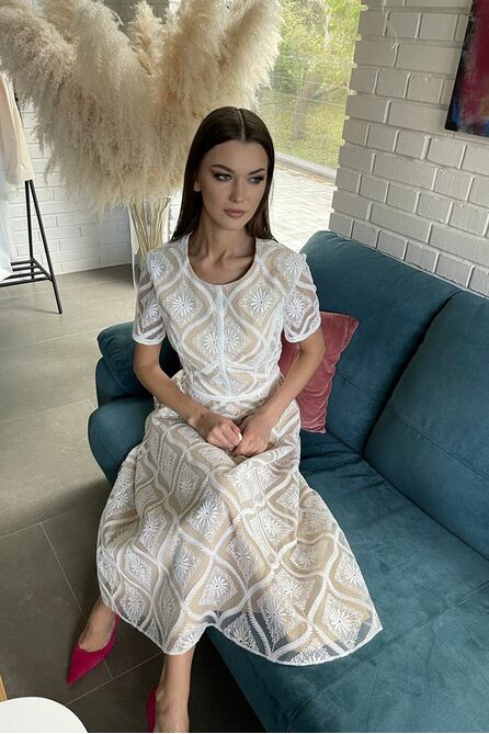 Повседневное платье EOLA 2230 бежевый