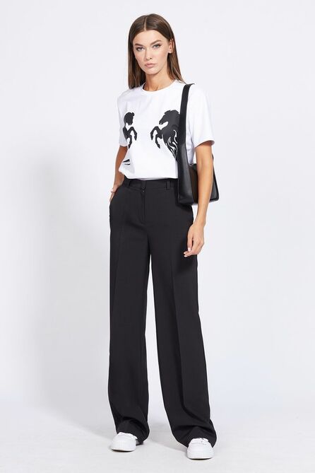 Блузка EOLA 2288 белый+черный