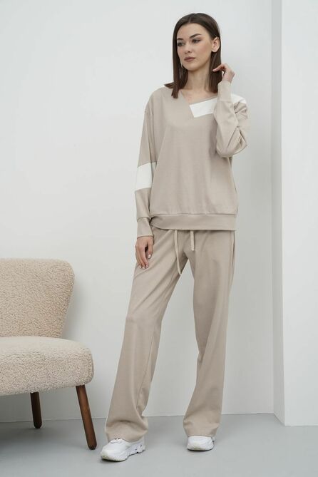 Костюм брючный Фантазия Мод 4151 беж Костюм брючный Фантазия Мод 4151 беж