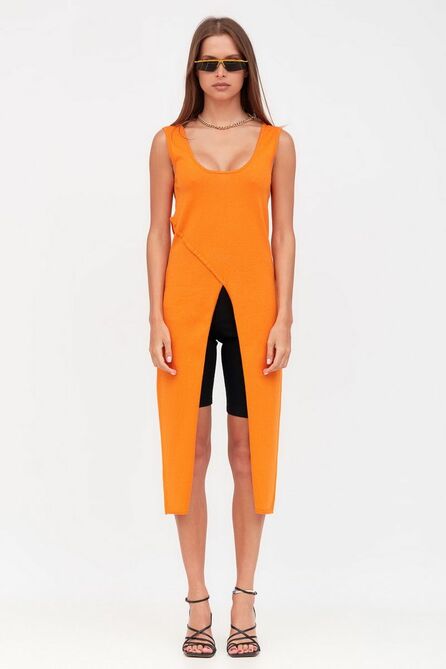 Туника Favorini 31641 оранж Туника Favorini 31641 оранж