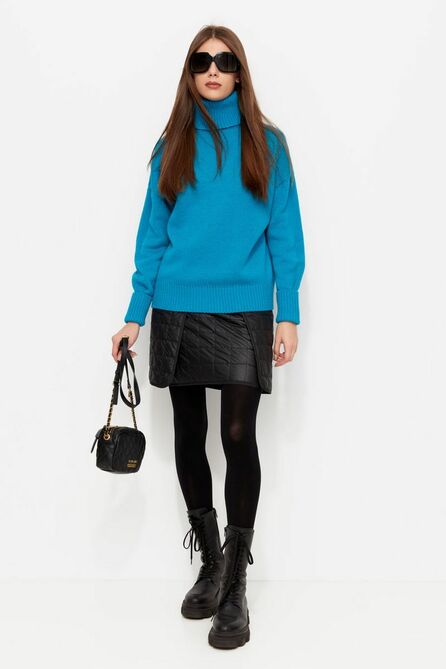 Свитер Favorini 41037 голубой