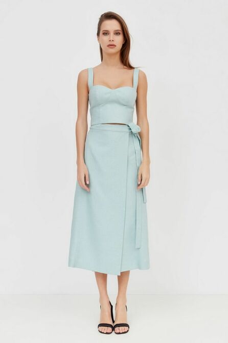 Юбка Favorini 41013 голубой