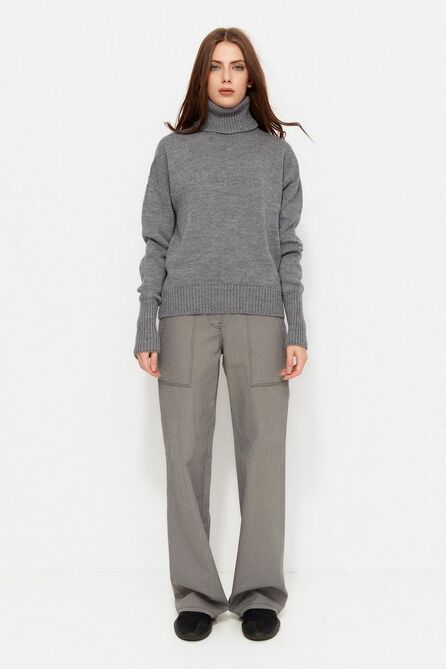 Свитер Favorini 41037 серый