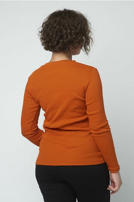 Джемпер FORMAT 13187 кирпичный