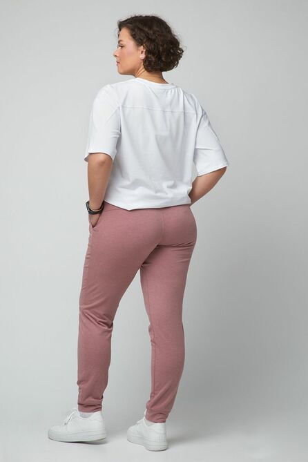 Спортивные штаны FORMAT 12045 розовый_меланж