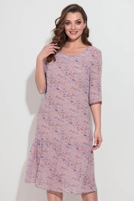 Повседневное платье Fortuna. Шан-Жан 669 розовый